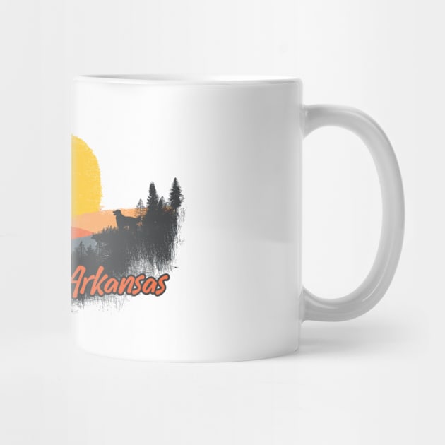 My Dog's Favorite Trails are in Arkansas by rt-shirts
